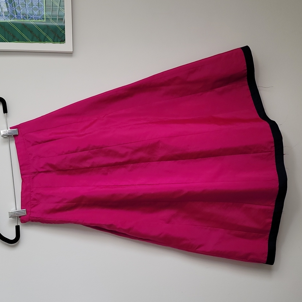 Purple Skirt with Navy Blue Stripe. Size XS-Small